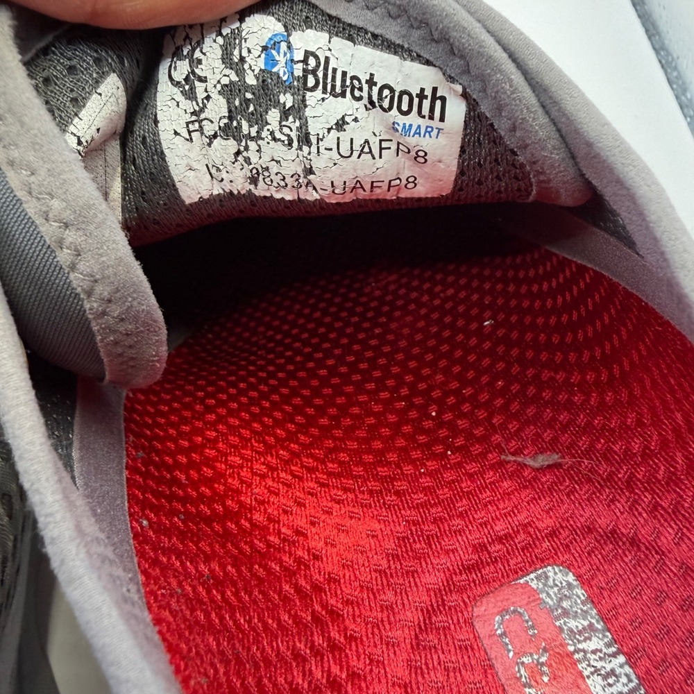 Under Armour Speedform Gemini 2 Mens Size 10 Running Shoes Grey Red 1278215-041 - Picture 7 of 8